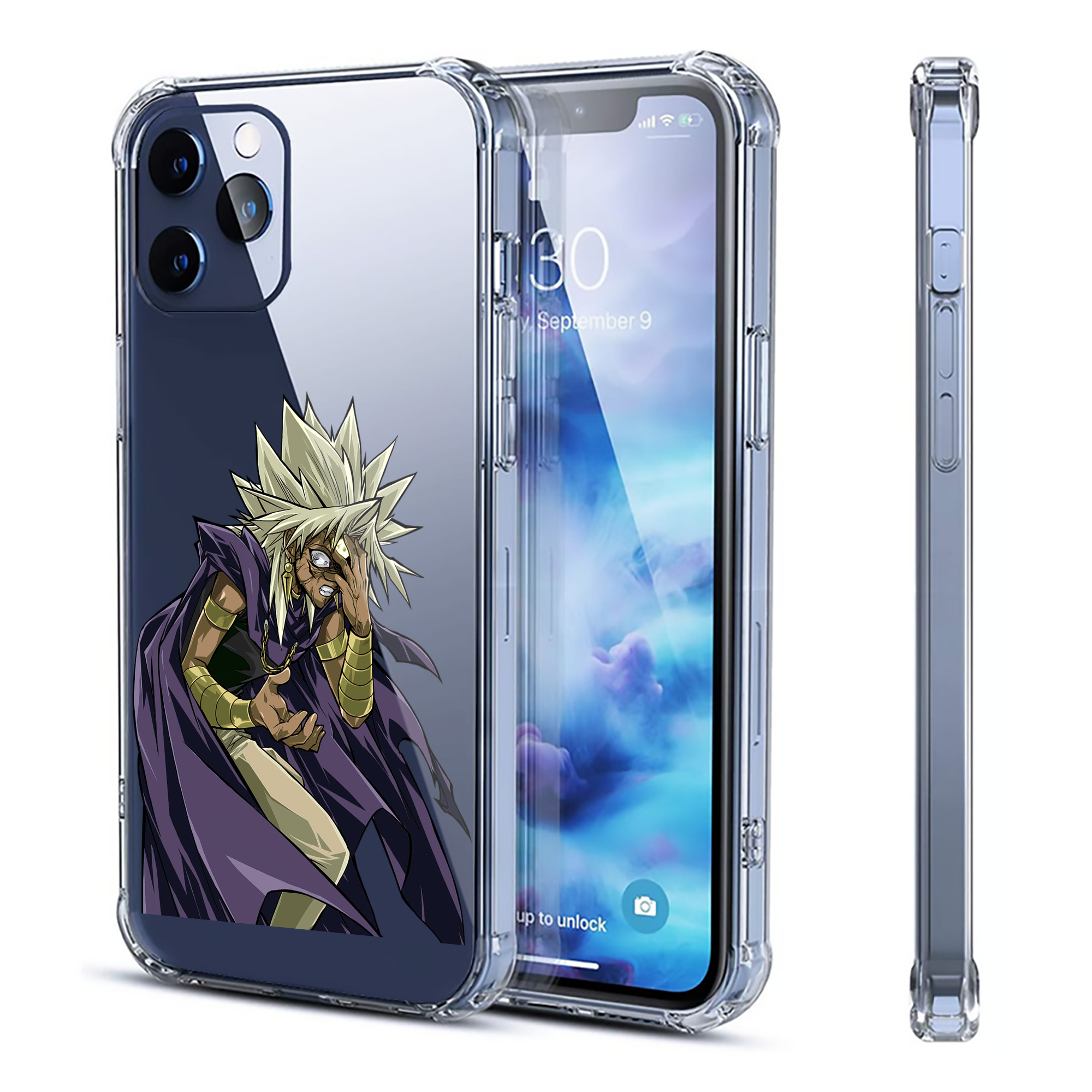 （画像用） 遊☆戯☆王 Yu-Gi-Oh! 【iPhone 12シリーズ対応】透明スマホケース（クリアソフトケース）
